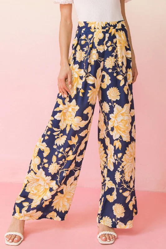 Palazzo Style Women's Printed Trousers in Bohemian PatternsDIFFERENT OPINIONS WOVEN PANTS Palazzo Style Women's Printed Trousers in Bohemian PatternsDIFFERENT OPINIONS WOVEN PANTS