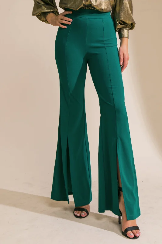 Flare Leg Women's Satin Trousers for a Glamorous Night OutHEY DARLING WOVEN FLARE PANTS Flare Leg Women's Satin Trousers for a Glamorous Night OutHEY DARLING WOVEN FLARE PANTS