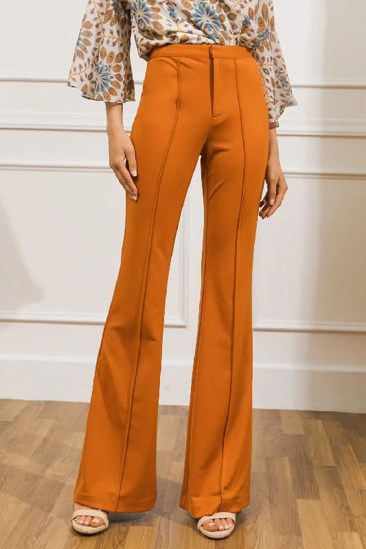 Tapered Leg Women's Wool Blend Trousers for WinterBUT BETTER FLARE PANTS