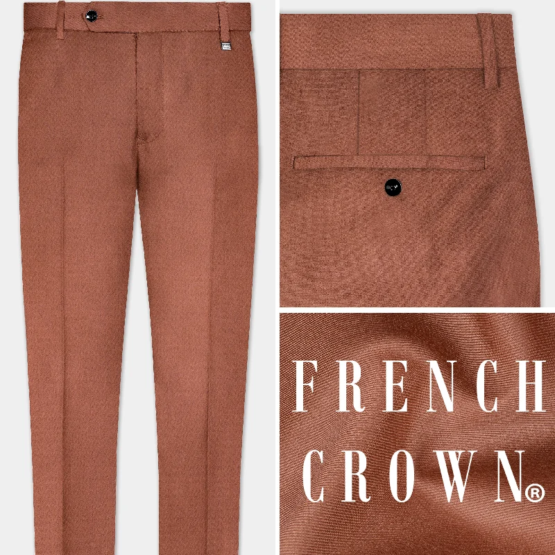 Palliser Brown Wool Rich Pant