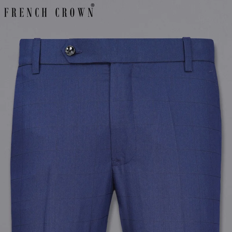 Rhino Blue Checkered Pant