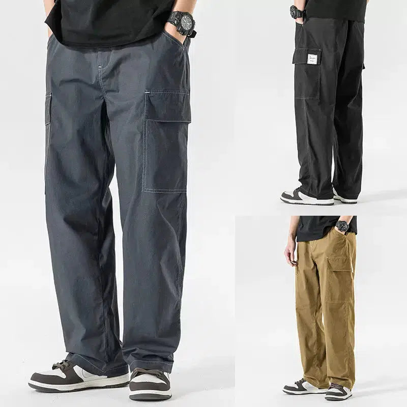 Plus Size Women's Drawstring - Waist Loungewear Pants in Soft FabricsWorkwear Pocket Pants Plus Size Women's Drawstring - Waist Loungewear Pants in Soft FabricsWorkwear Pocket Pants