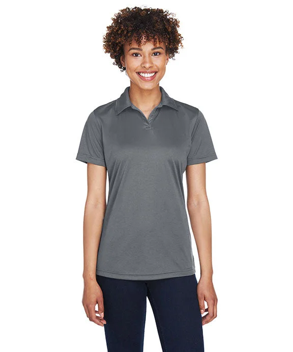 8425L - UltraClub Ladies Cool & Dry Sport Performance Interlock Polo Shirt | Charcoal