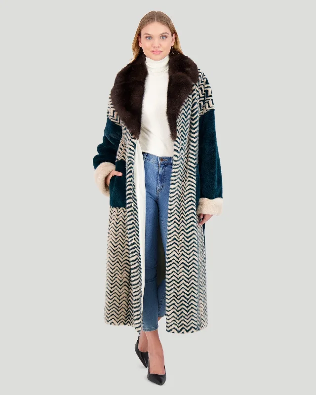 Mink Coat with Sable Collar