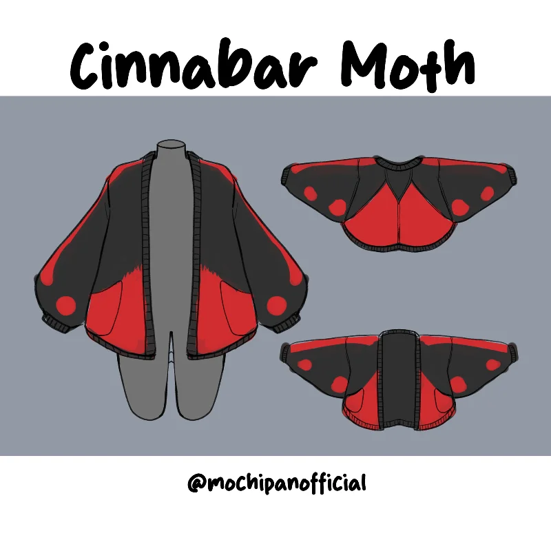 (Pre-Sample Pre-Order) Cinnabar Moth Cardigan