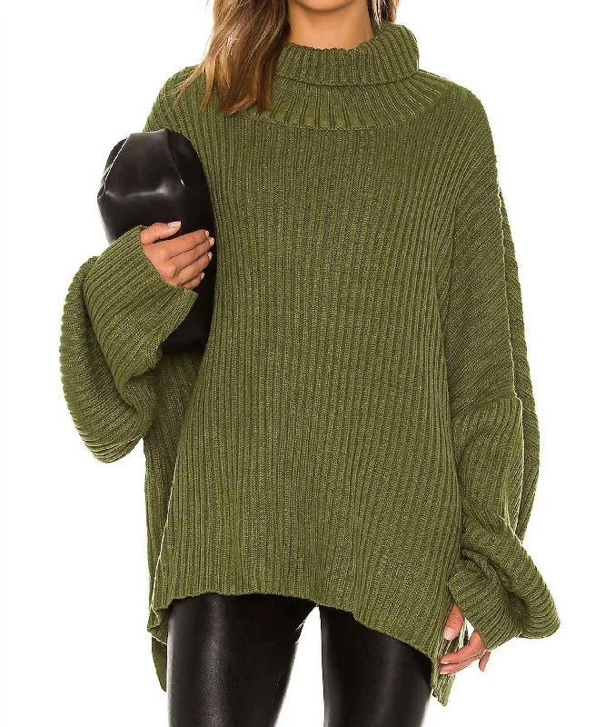 Casey Sweater In Army Green