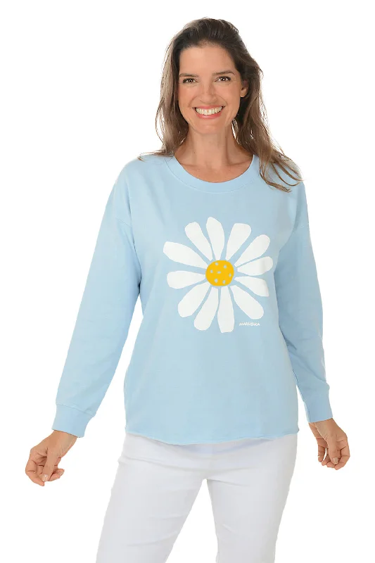 Big Daisy Drop Shoulder Sweatshirt