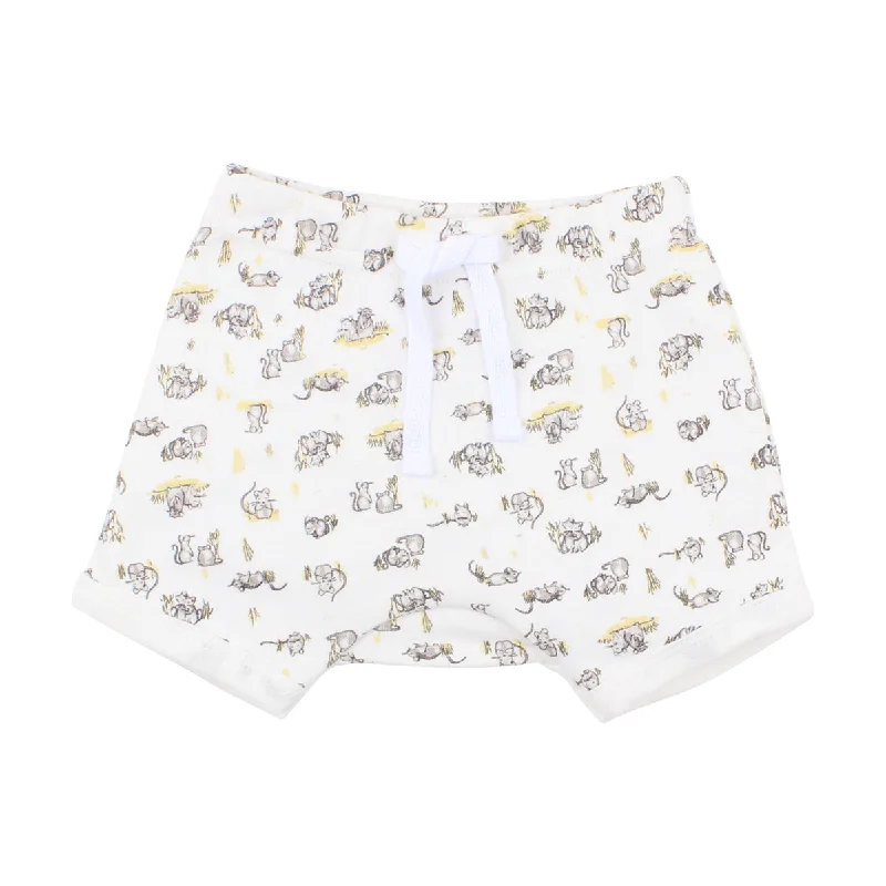 Bebe Unisex Shorts in Mice Print