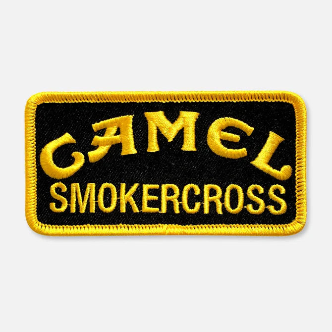 Camel Smokercross Patch, Black & Yellow