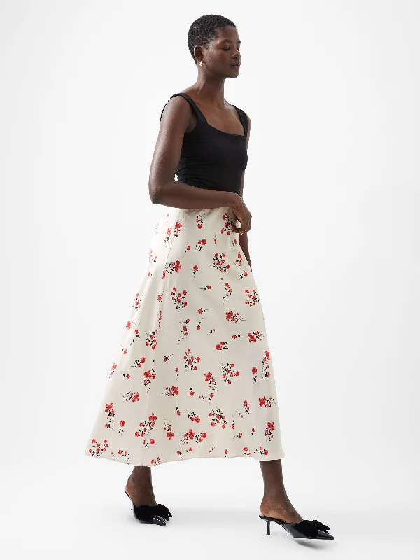 Floramour Ennis Eco Satin Maxi Skirt