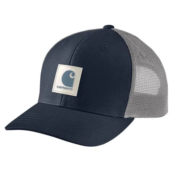 Rugged Flex Twill Mesh-back Logo Patch Cap - Navy